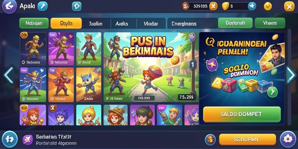 Tampilan grafis JIN33 yang memukau.