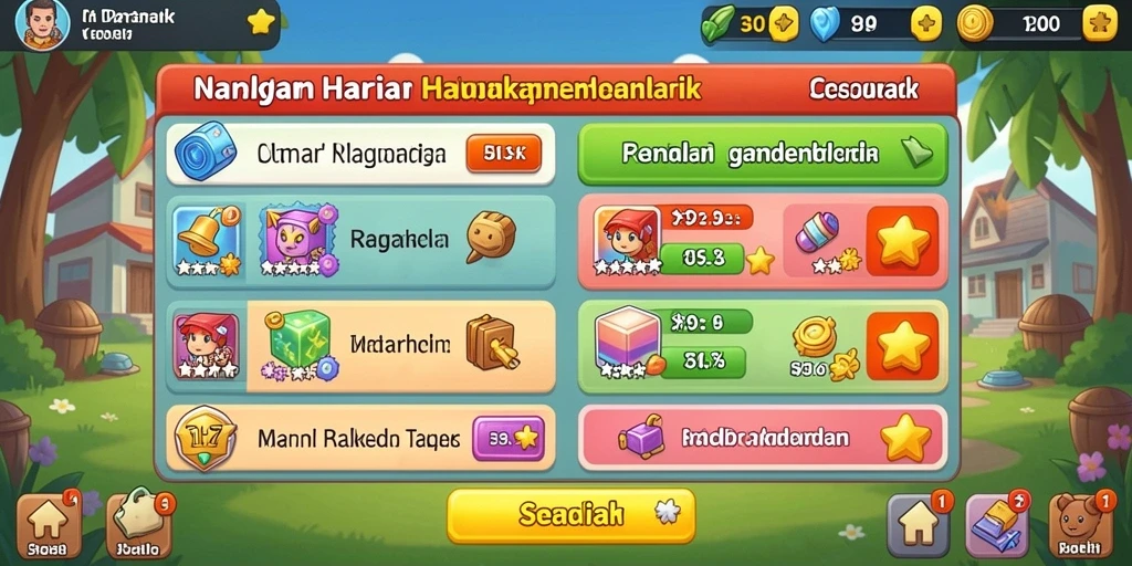 Desain antarmuka yang menarik dan user-friendly.