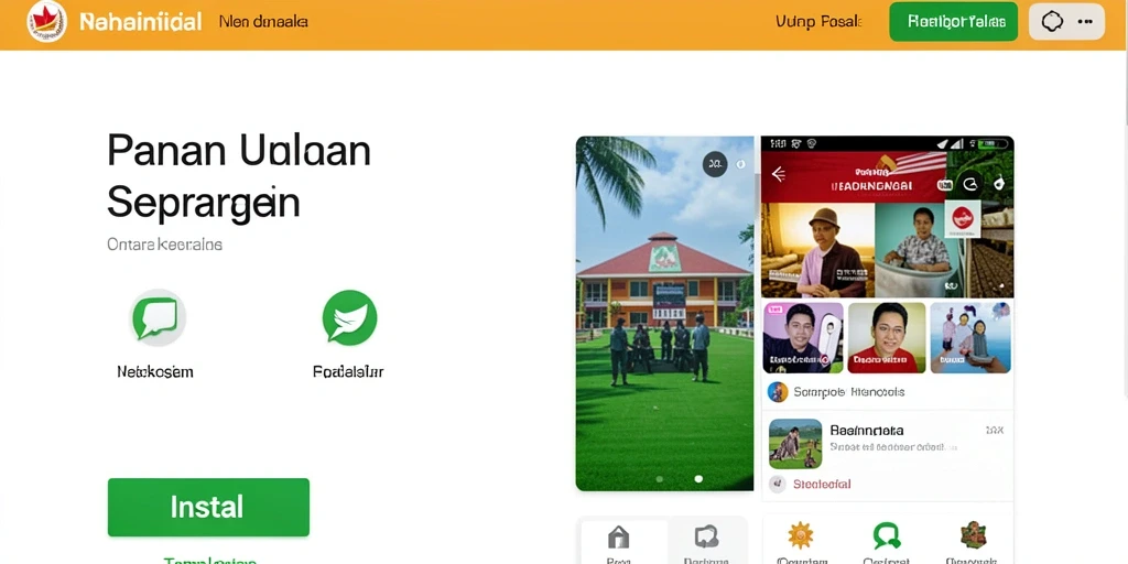 Tampilan antarmuka pengguna yang menarik.