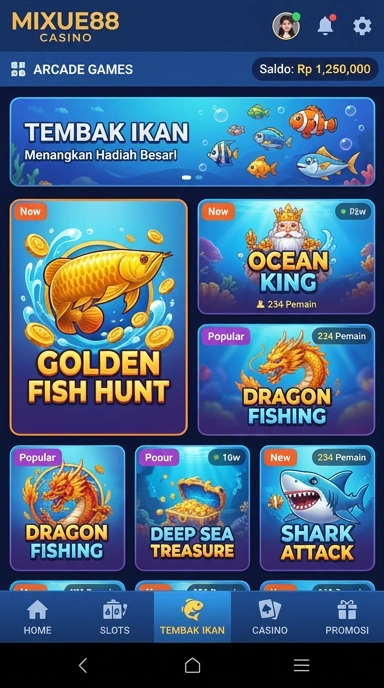 Cuplikan layar menu unduhan mixue88 untuk perangkat Android